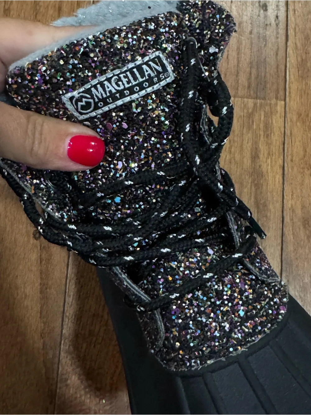 Magellan Outdoors Girls Size 6 Snow Boots #glitter #winter - New